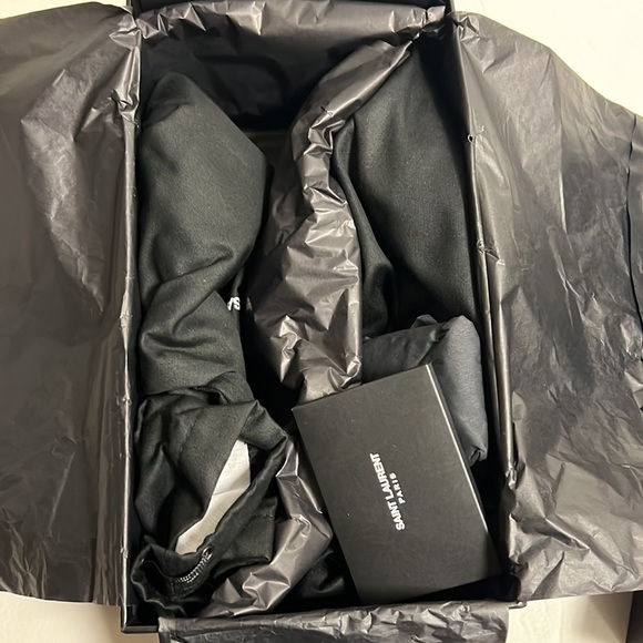 SAINT LAURENT Tribute Nu Pieds Slide Sandals Size 7US - Picture 7 of 13